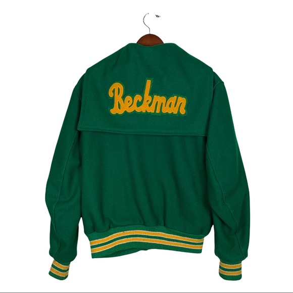 Vintage Jackets & Coats Vintage 6s Delong Beckman Varsity Letterman Wool Jacket Poshmark